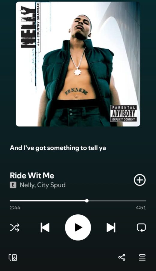 Ride Wit Me by Nelly on 2026 In Songs
