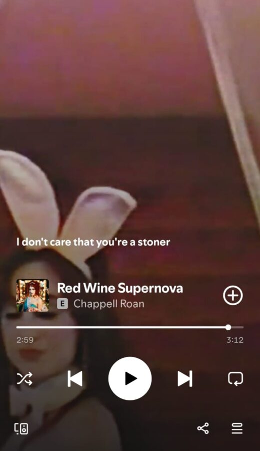 Red Wine Supernova by Chappell Roan on 2026 In Songs